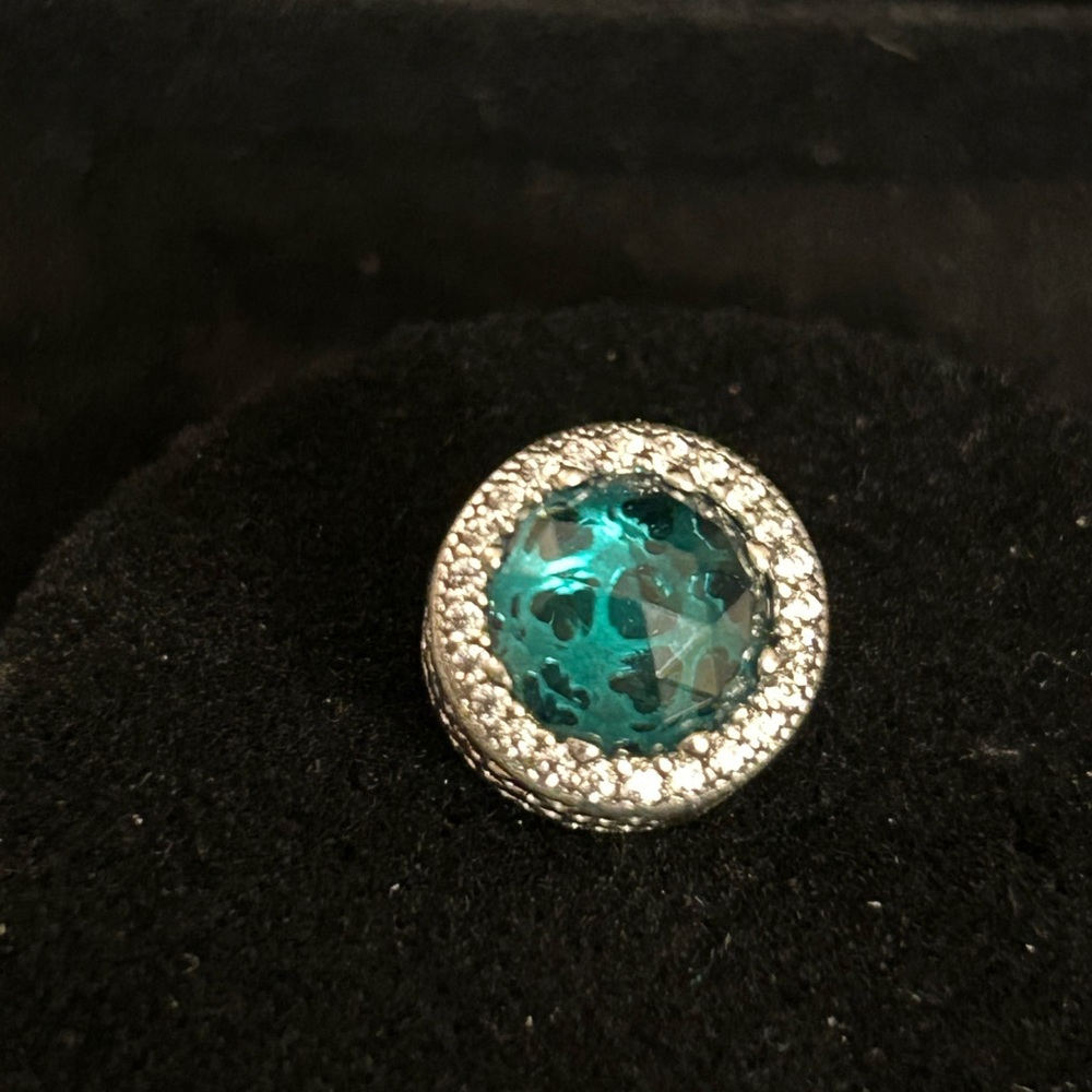 Pandora emerald green charm